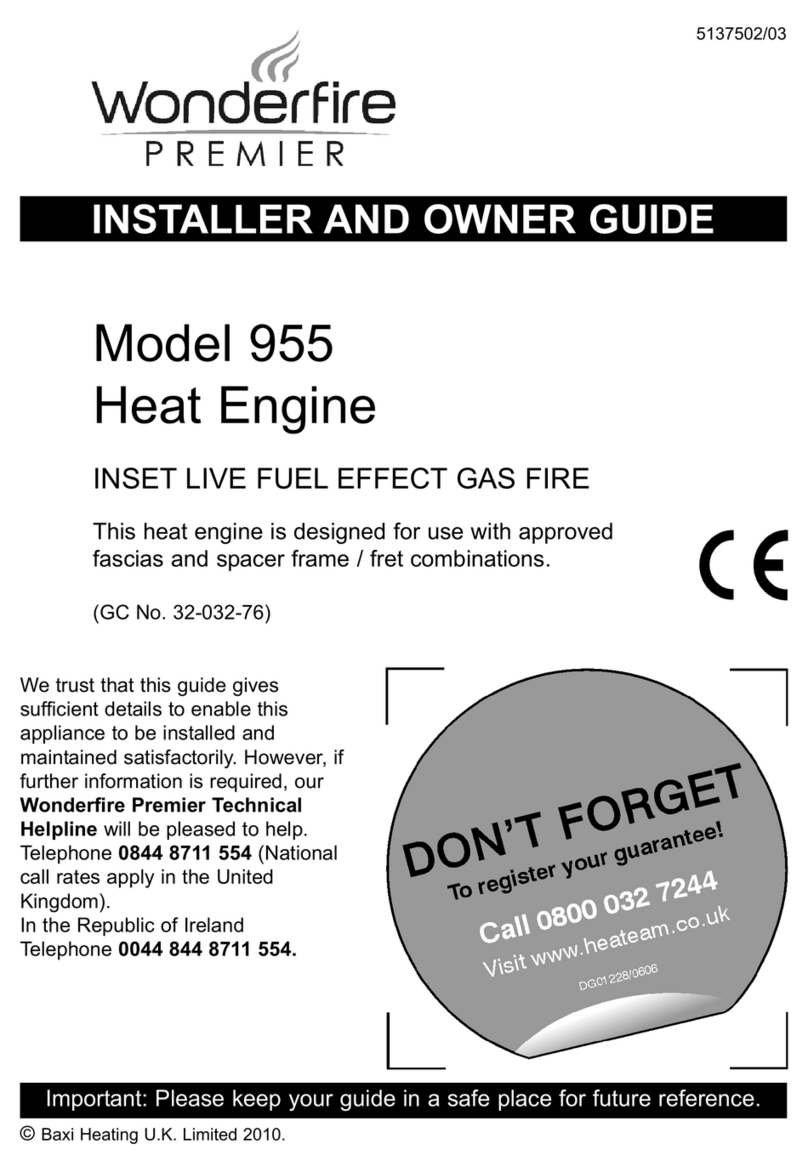 Wonderfire 955 Instrucciones de uso