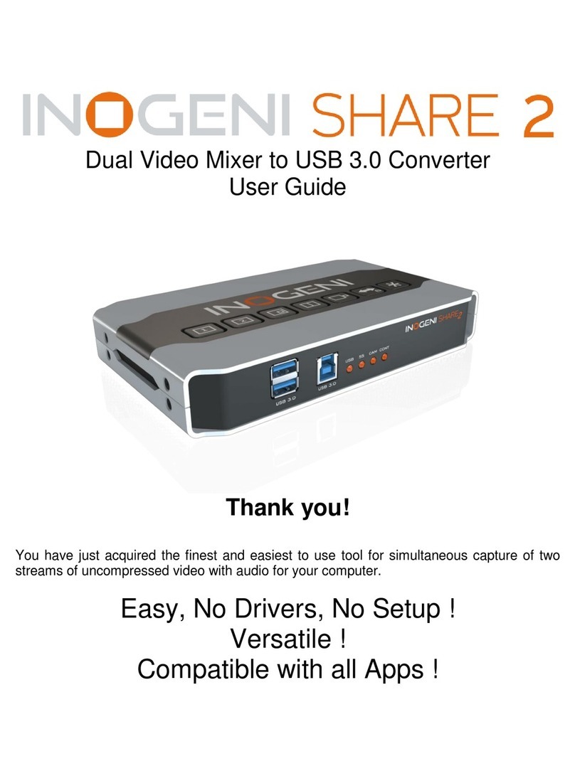 inogeni SHARE2 Manual de usuario