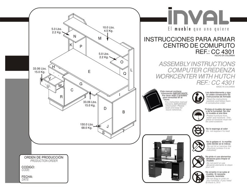 Inval CC 4301 Manual de usuario
