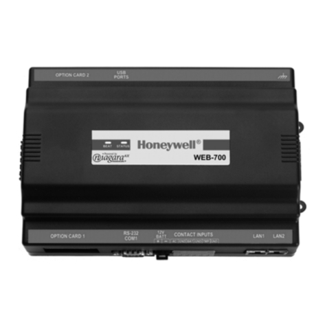 Honeywell WEB-700 Manual de usuario