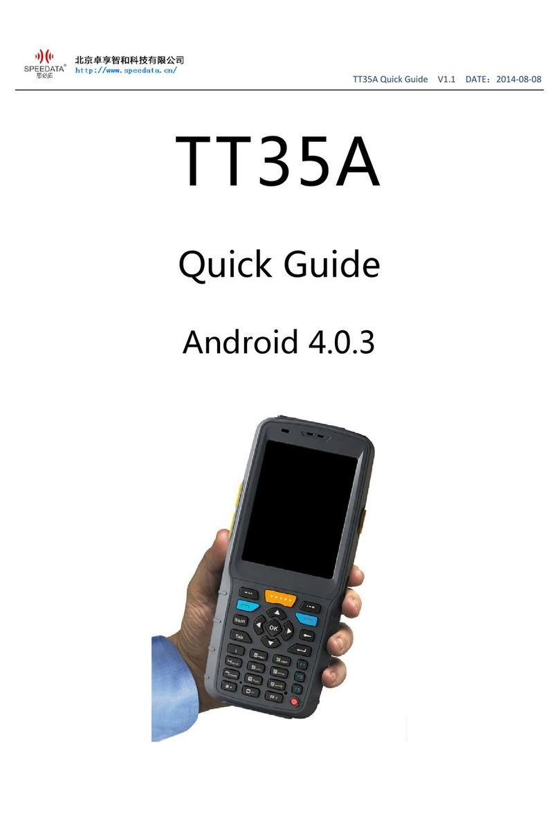 Speedata TT35A Manual de usuario