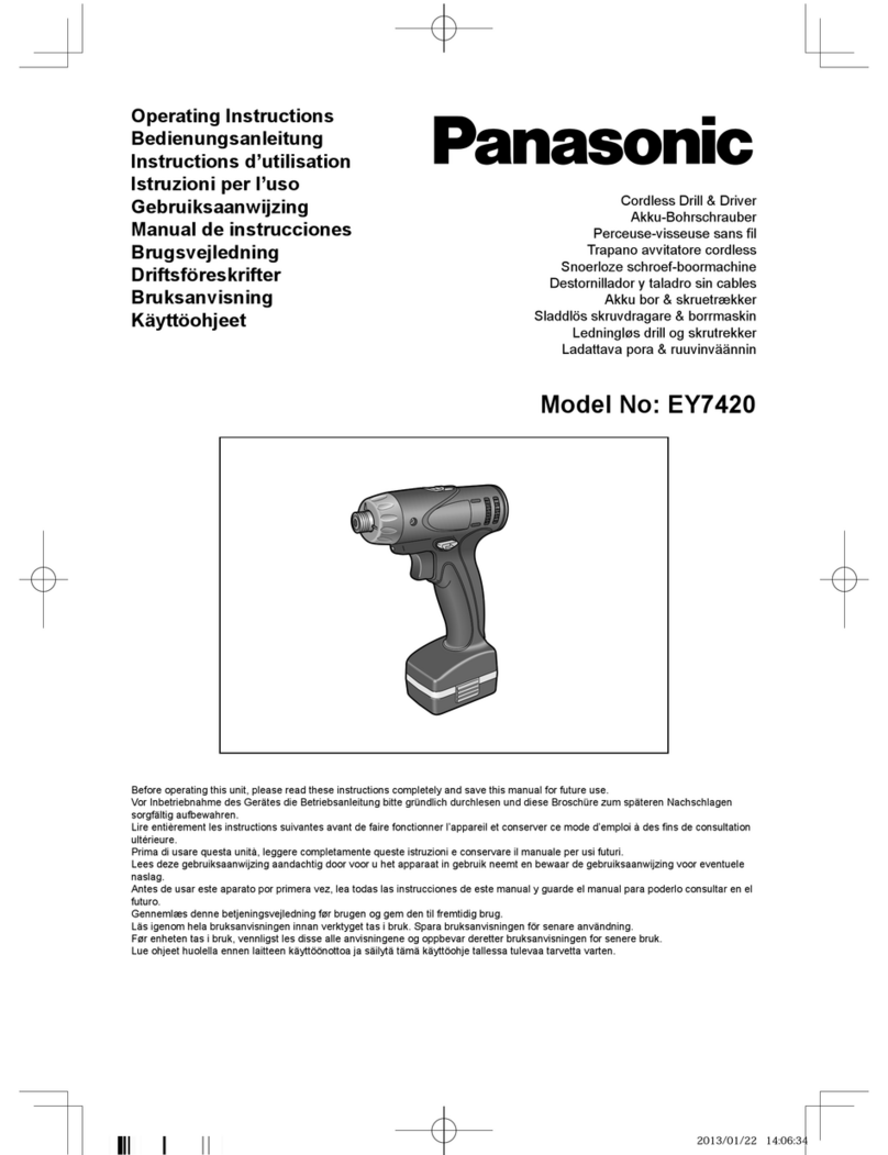 Panasonic EY7420 Manual de usuario