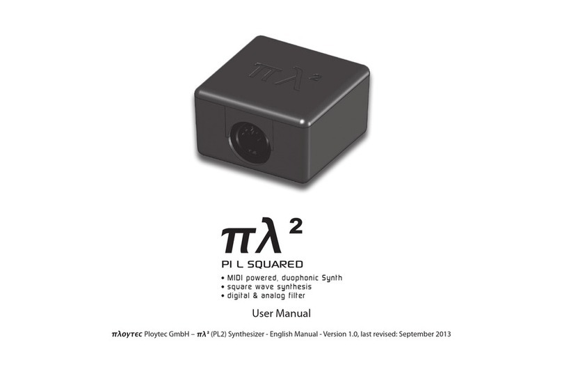 Ploytec Pi Lambda squared 2 PL2 Manual de usuario
