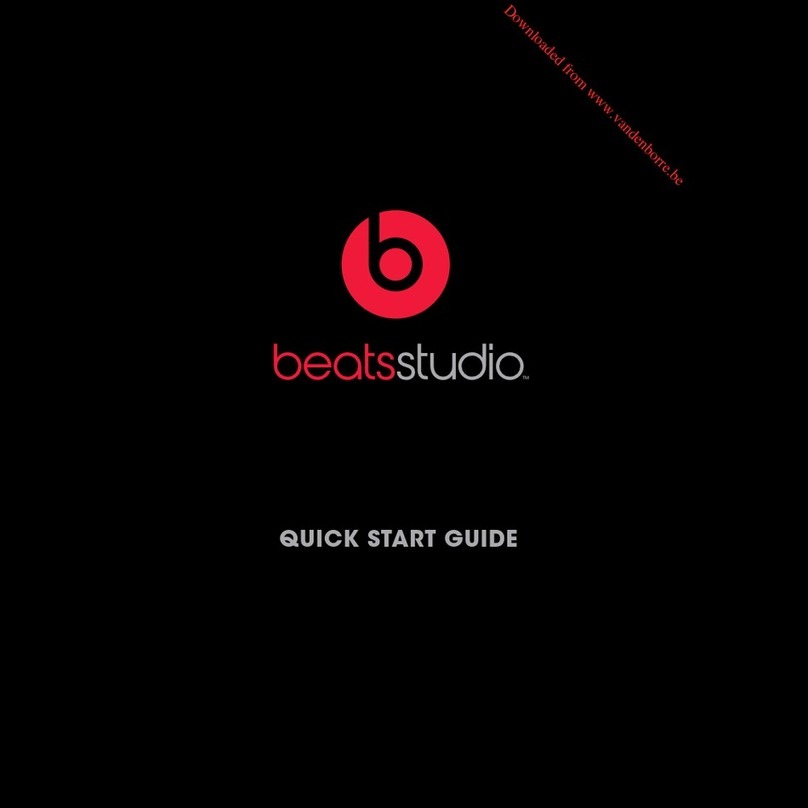 Beats Beats Studio Manual de usuario Beats Beats Studio Manual de usuario