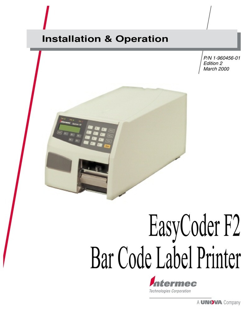 Intermec EasyCoder F2 Manual de usuario