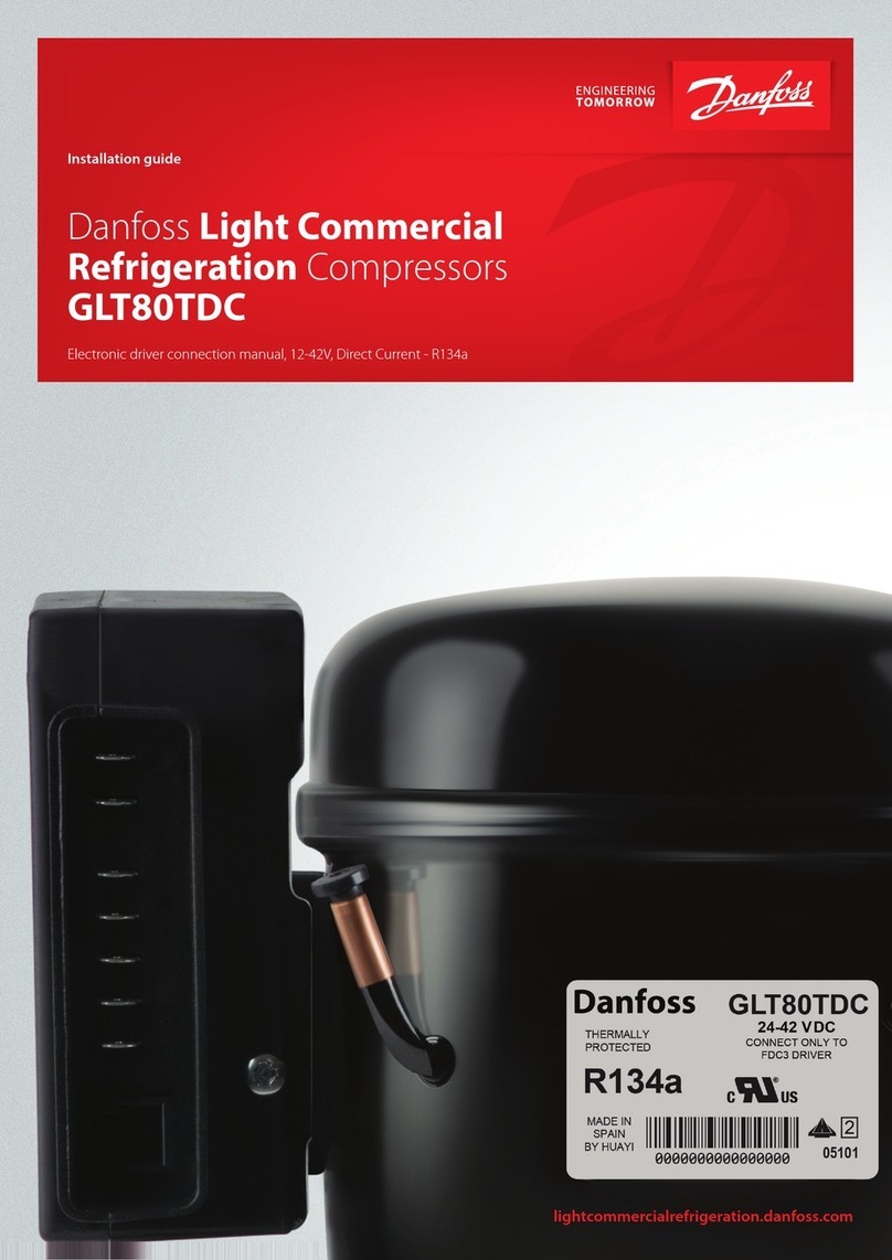 Danfoss GLT80TDC Manual de usuario