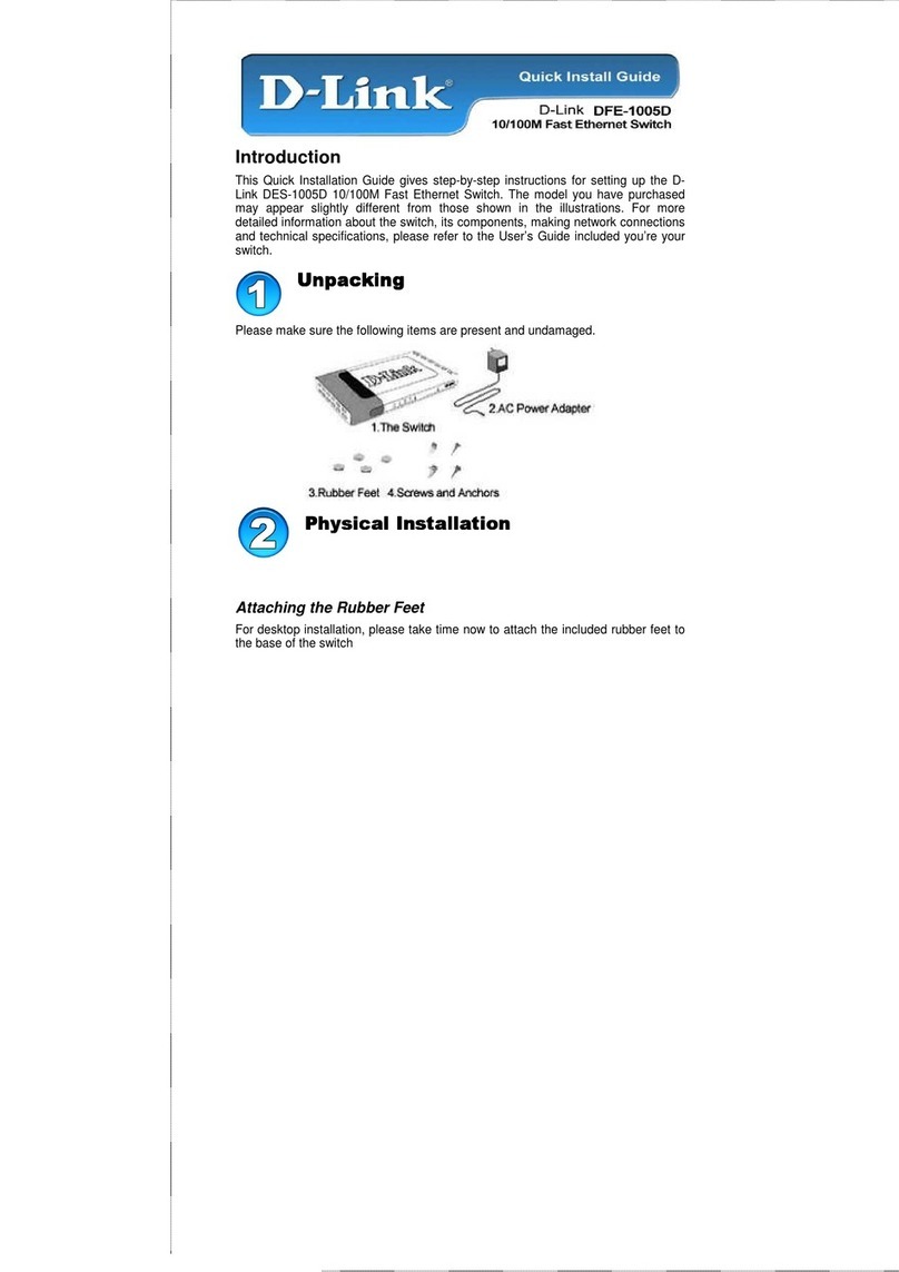 D-Link DES-1005D Manual de usuario