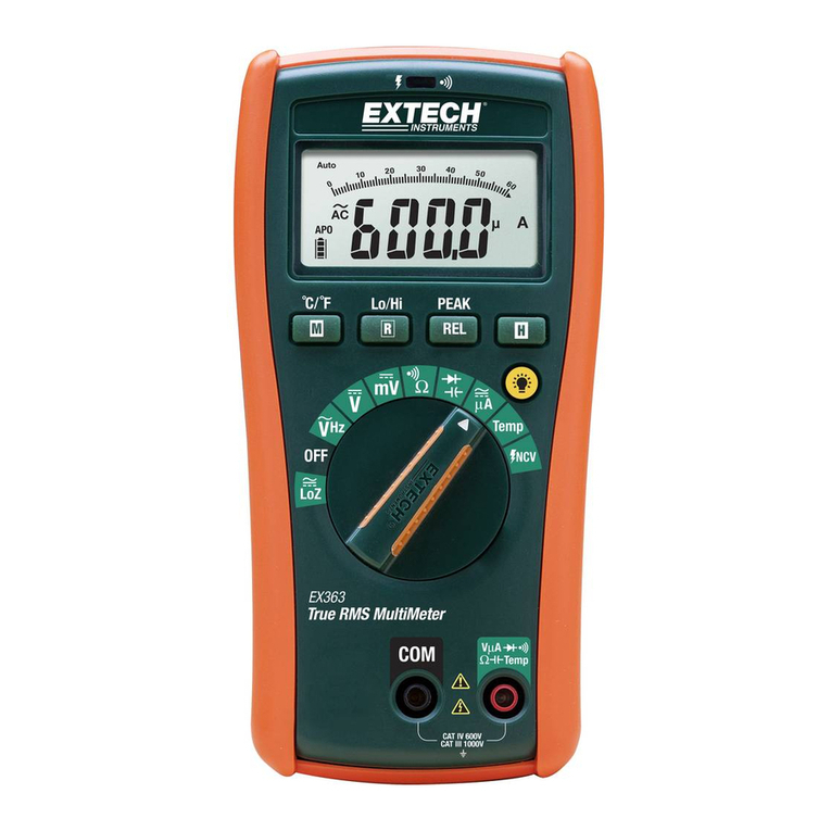 Extech Instruments EX360 Manual de usuario Extech Instruments EX360 Manual de usuario