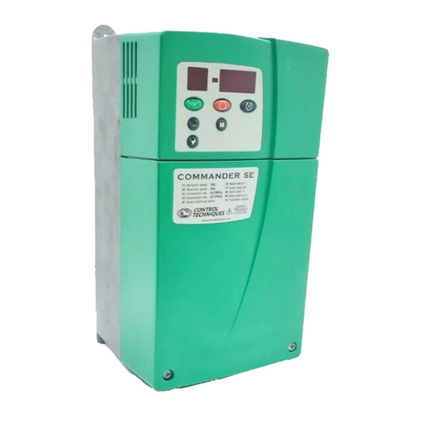 Control Techniques COMMANDER SE Instrucciones de montaje