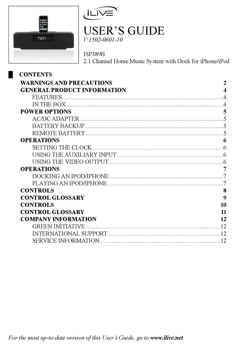 iLive ISP389B Manual de usuario