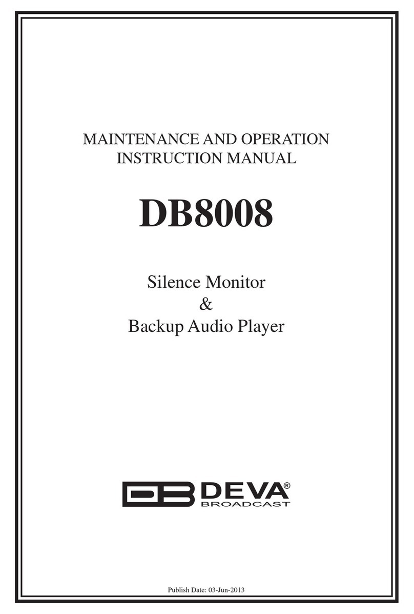DEVA Broadcast DB8008 Manual de usuario