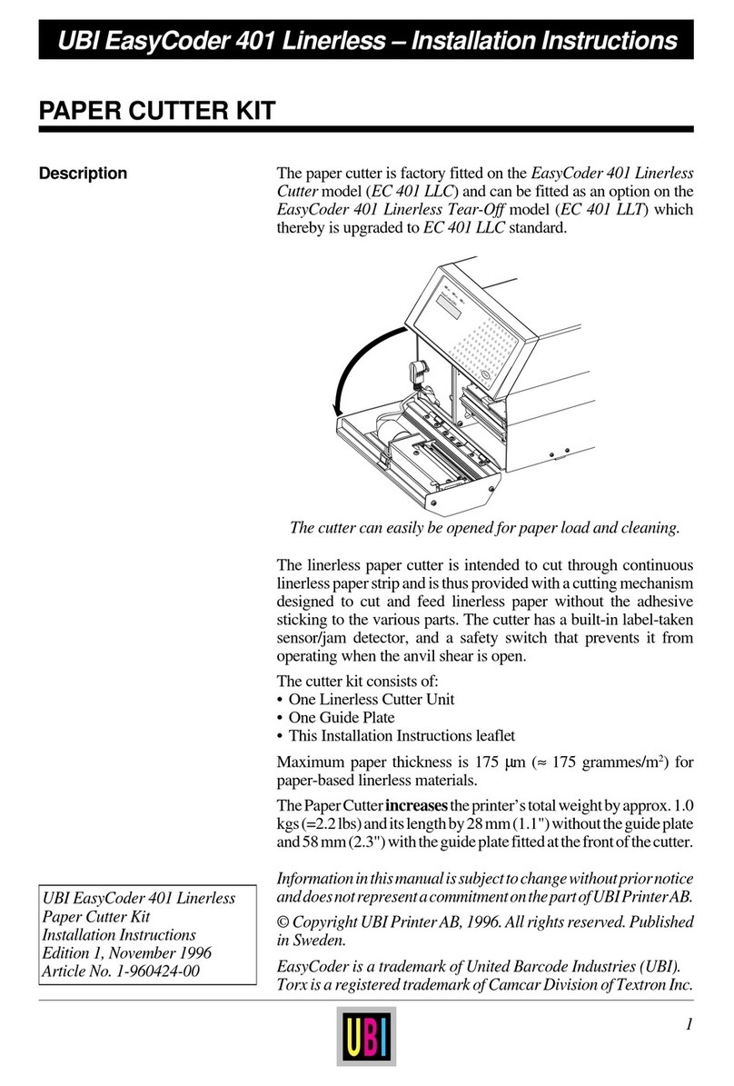 UBI EasyCoder 401 Manual de usuario