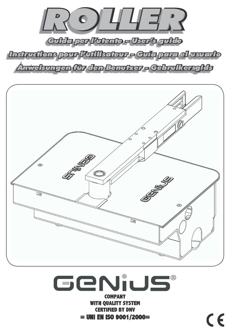 Genius Roller Manual de usuario