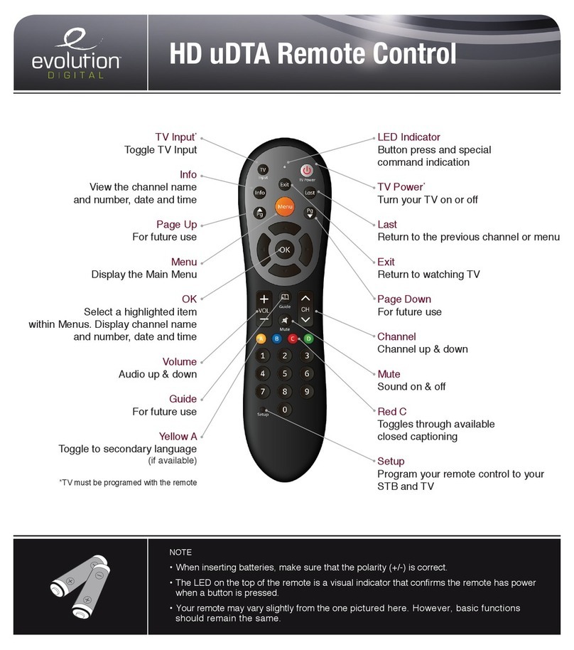 Evolution Digital HD uDTA Manual de usuario