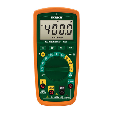 Extech Instruments MN62 Manual de usuario