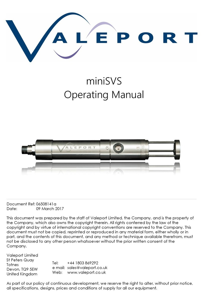 Valeport miniSVS Manual de usuario