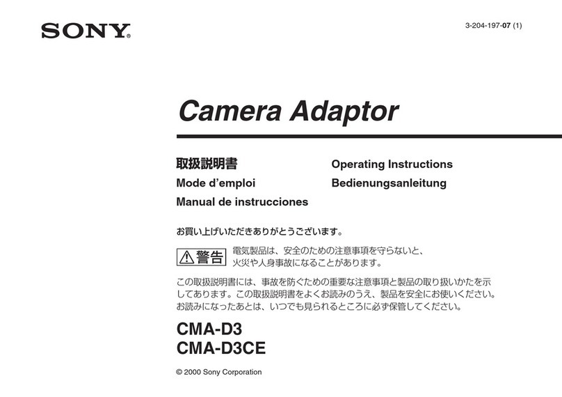 Sony CMA-D3 Manual de usuario