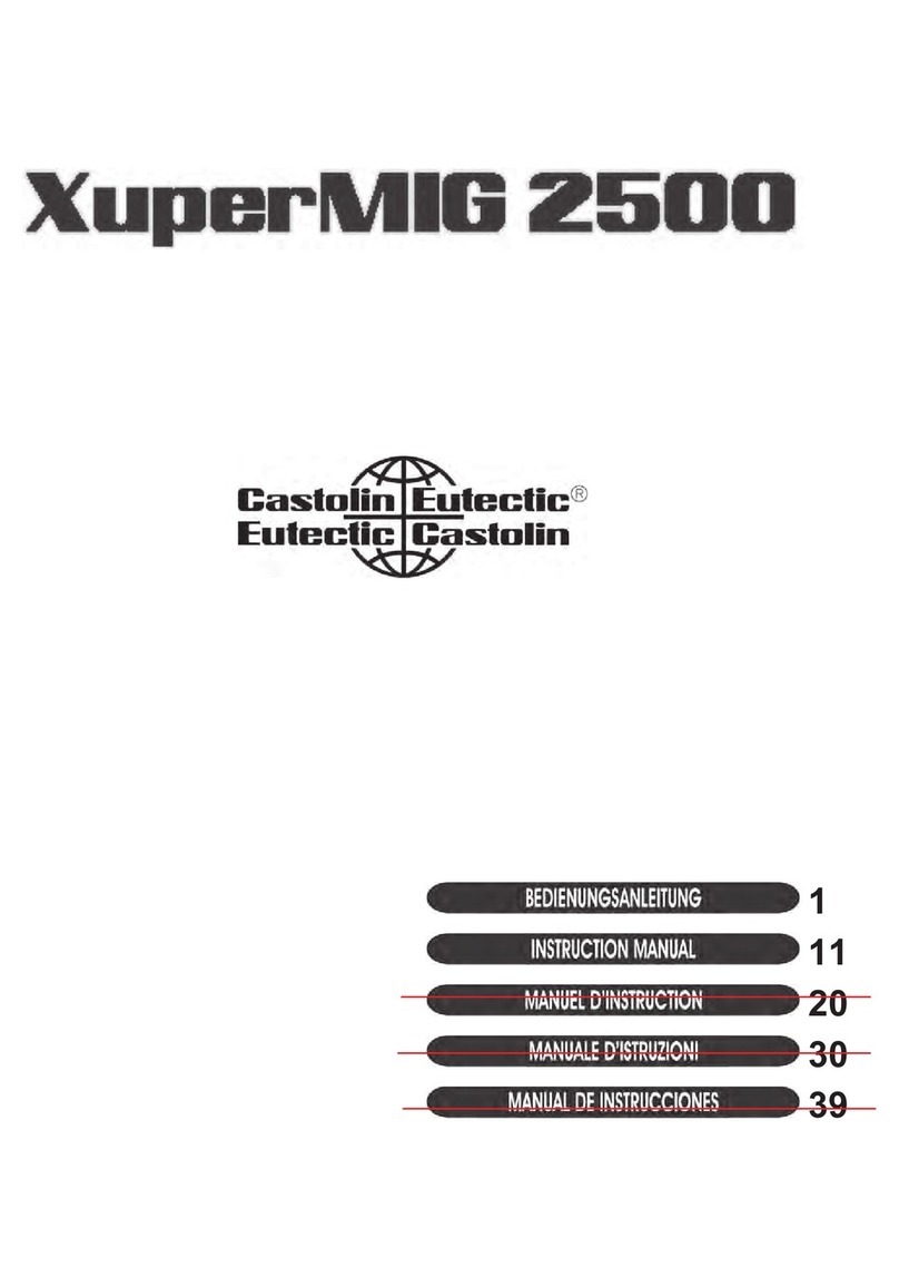 Castolin Eutectic XuperMIG-2500 Manual de usuario