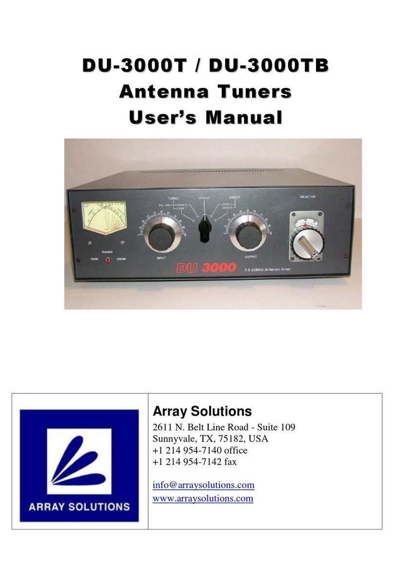 Array Solutions DU-3000T Manual de usuario