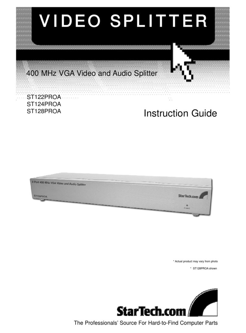 StarTech.com ST122PROA Manual