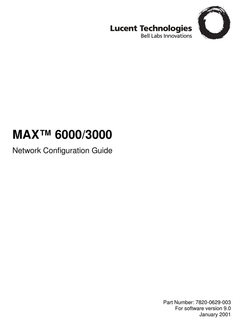 Lucent Technologies MAX 6000 Manual de usuario