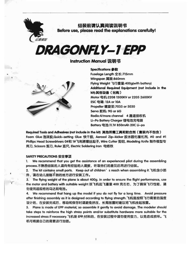 Red Eagle Model DRAGONFLY-1 EPP Manual de usuario