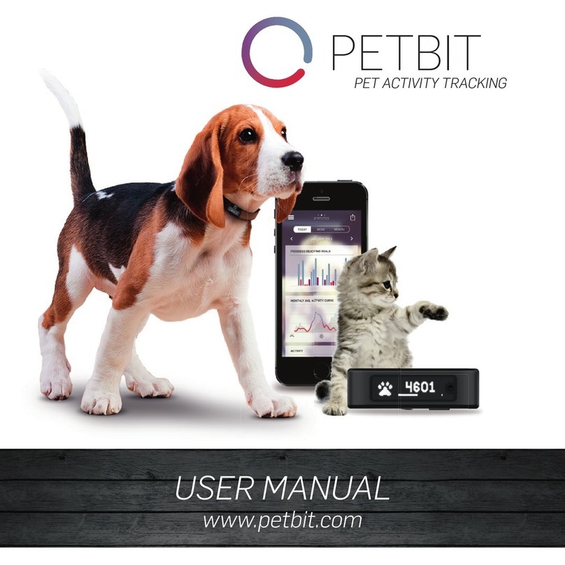 Petbit Pet Activity Tracker Manual de usuario