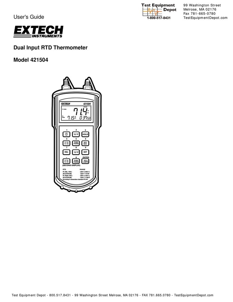 Extech Instruments 421504 Manual de usuario