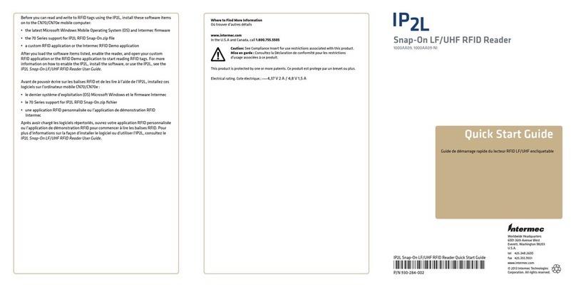 Intermec IP2L Manual de usuario