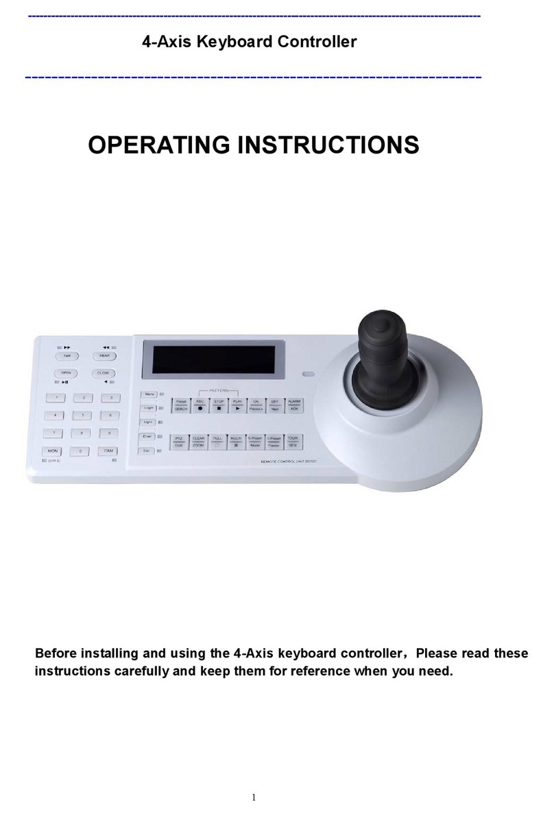 XtendLan KEYBPTZ4D Manual de usuario XtendLan KEYBPTZ4D Manual de usuario