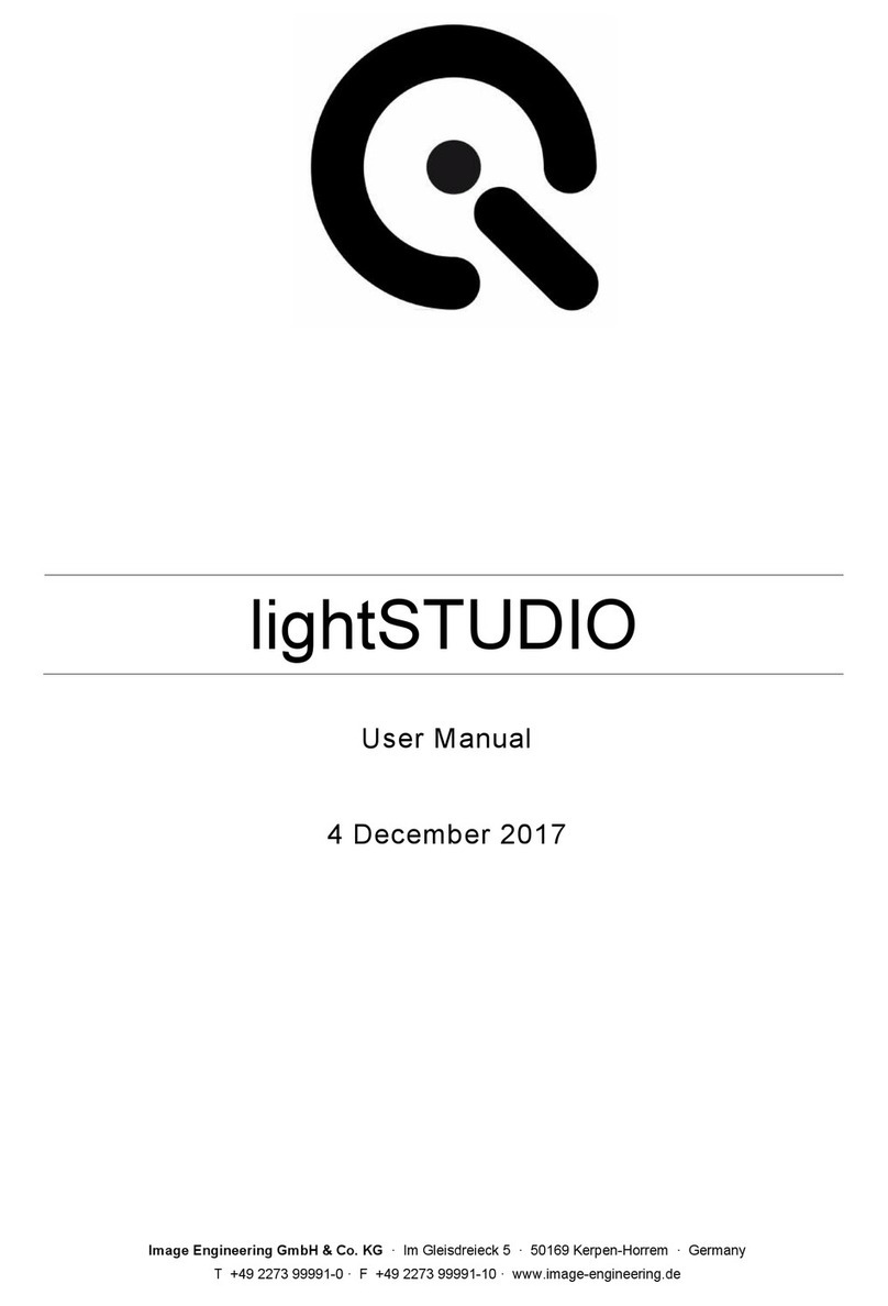 Image Engineering lightSTUDIO Manual de usuario Image Engineering lightSTUDIO Manual de usuario