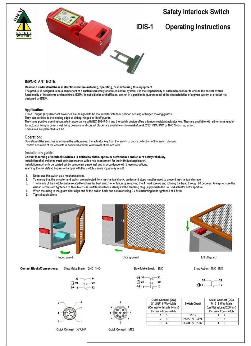 Idem IDIS-1 Manual de usuario