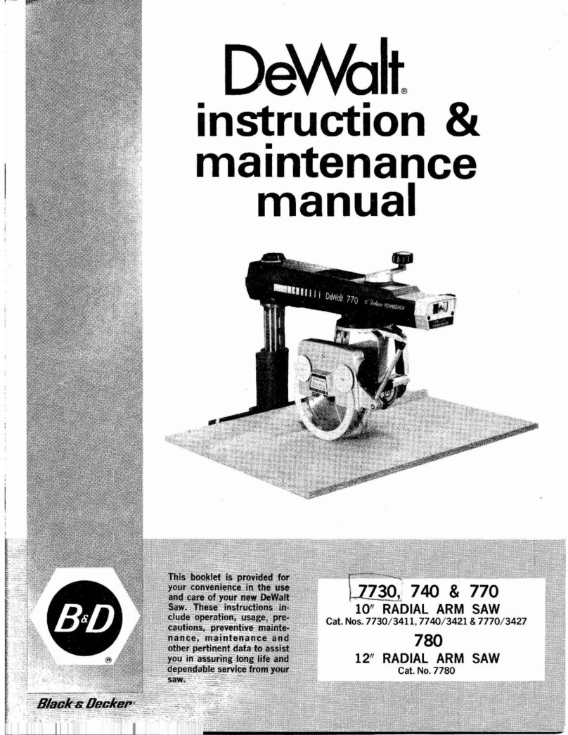 DeWalt 7780 Instrucciones de uso