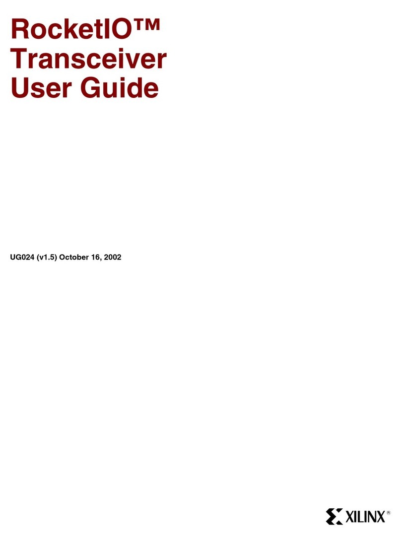 Xilinx RocketIO Manual de usuario