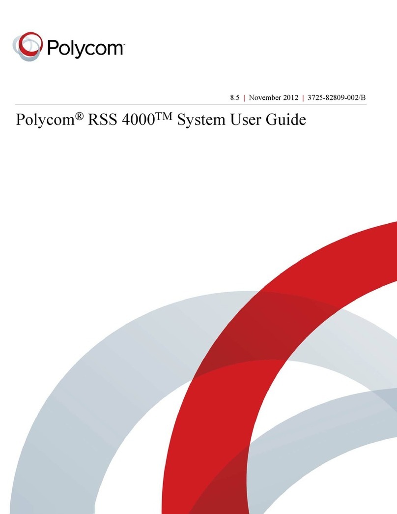 Polycom RSS 4000 Manual de usuario