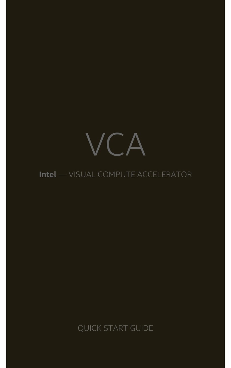Intel VCA Manual de usuario