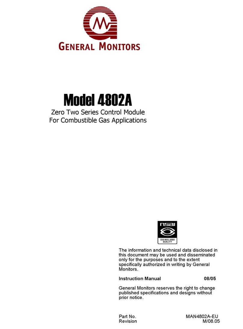 General Monitors 4802A Manual de usuario