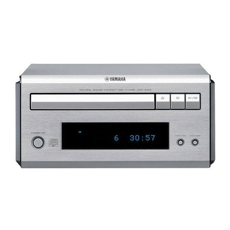 Yamaha CDX-E410 Manual de usuario