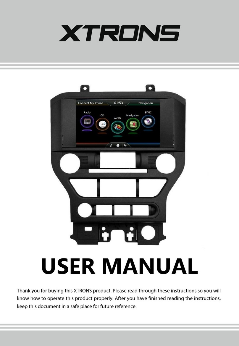 Xtrons PF81MSF Manual de usuario