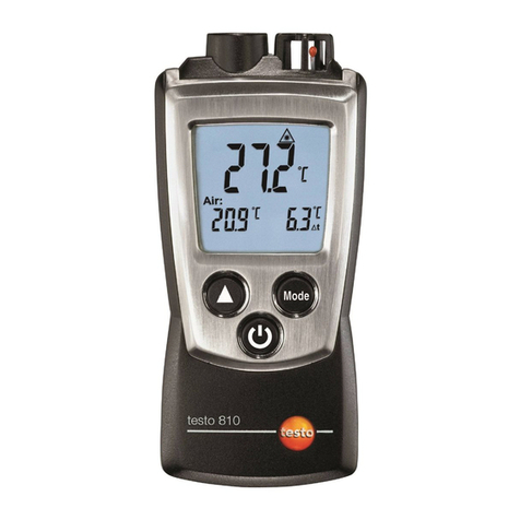 TESTO 810 Manual de usuario