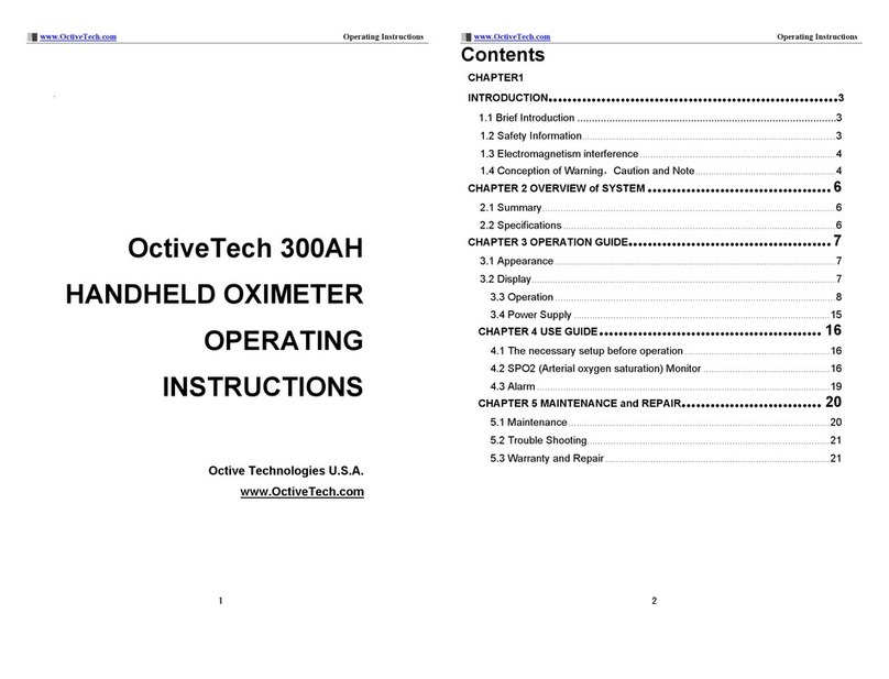 OctiveTech 300AH Manual de usuario