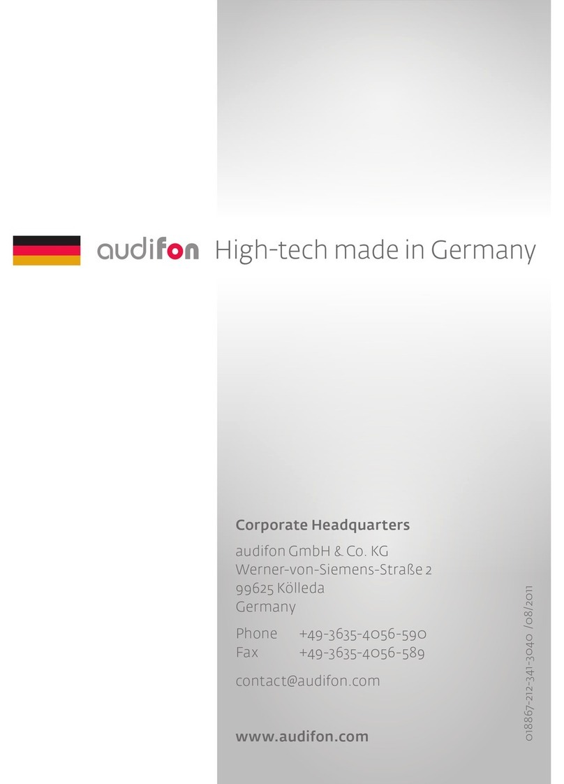 Audifon eox M Manual de usuario