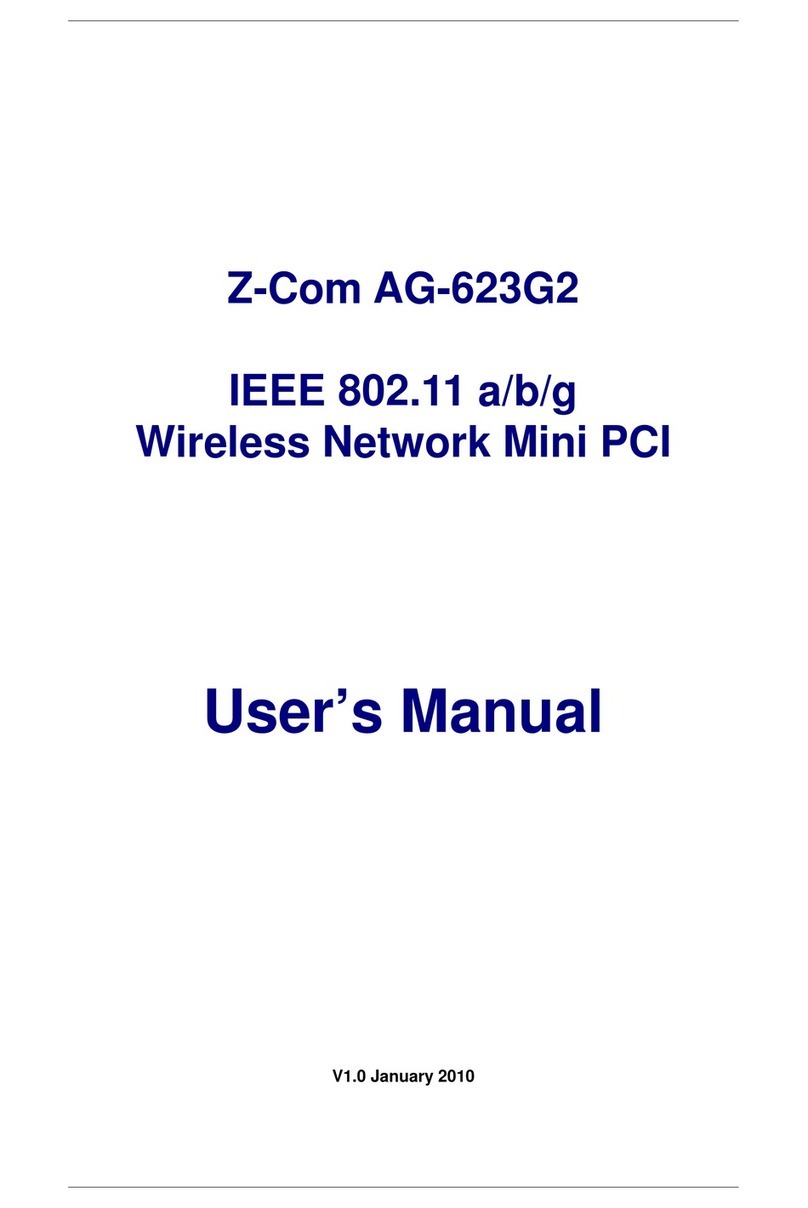 Zcom AG-623G2 Manual de usuario Zcom AG-623G2 Manual de usuario