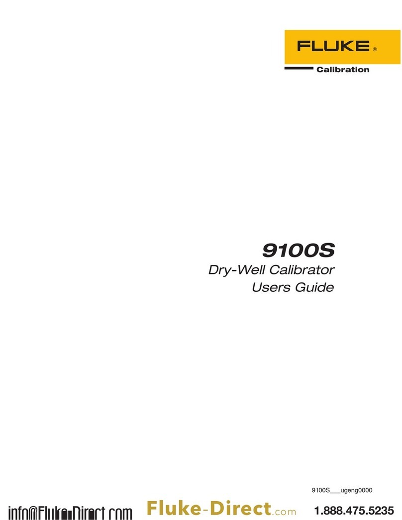 Fluke 9100S Manual de usuario