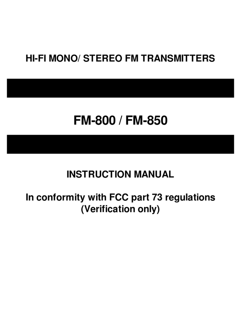 Decade FM-800 Manual de usuario