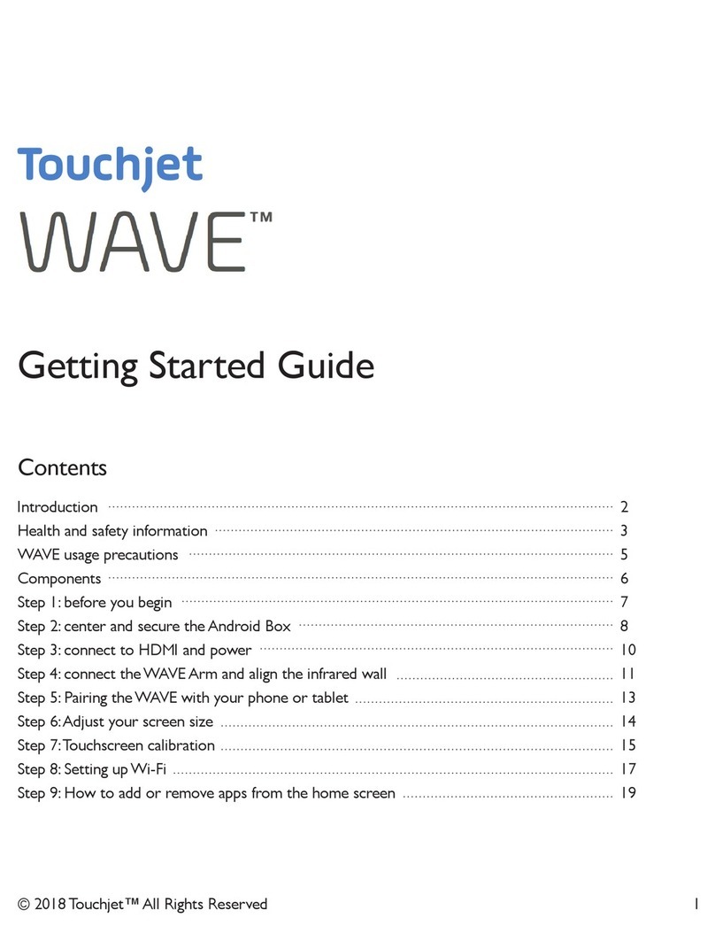 Touchjet WAVE Manual de usuario