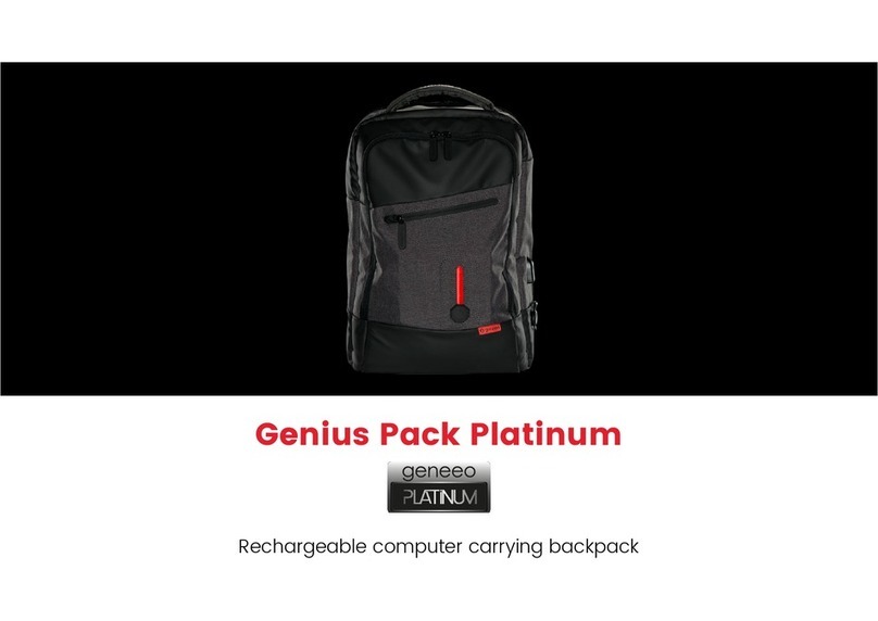 Geneeo Genius Pack Platinum Manual de usuario