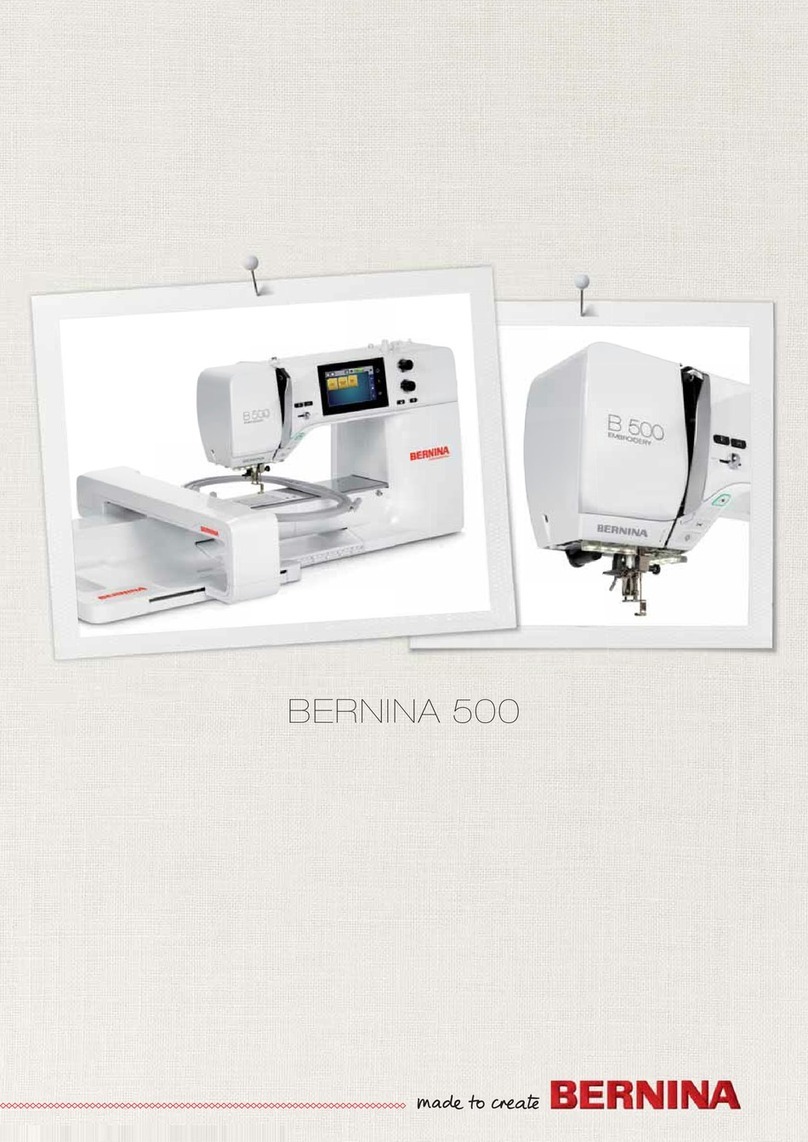 Bernina 500 E Manual de usuario