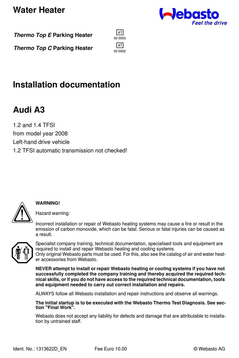Webasto Thermo Top E Manual del operador