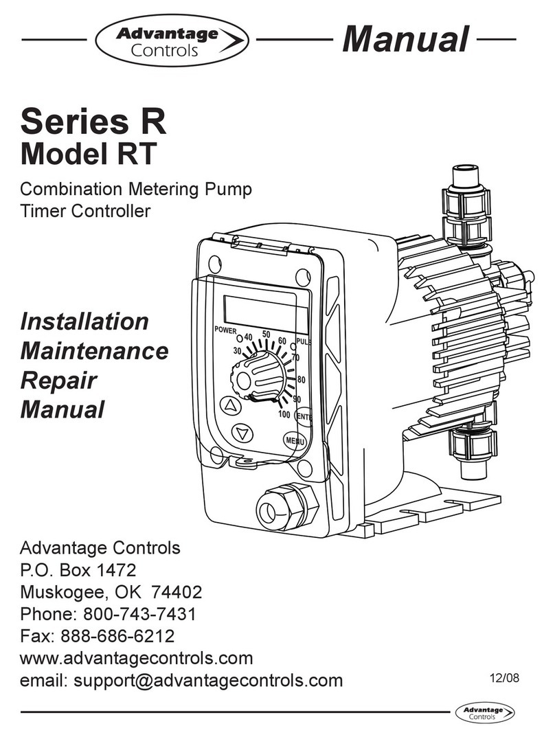 Advantage Controls RT Instrucciones de funcionamiento